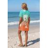 image:imageEkouaer Womens Coverup Short Sleeve Swimsuit Cover Ups 2026 Summer Bathing Suit Cover Twisted Cover Up Dress S2XLSunset Palm Ombre