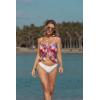 image:imageEkouaer Womens Coverups Beach Short Sarong Sheer Chiffon Cover Up Bikini Wraps S3XLPat27red White Green Leaves