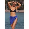 image:imageEkouaer Womens Coverups Beach Short Sarong Sheer Chiffon Cover Up Bikini Wraps S3XLRoyal Blue