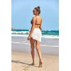 image:imageEkouaer Womens Coverups Beach Short Sarong Sheer Chiffon Cover Up Bikini Wraps S3XLSwiss Dotwhite