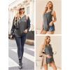 image:imageEkouaer Womens Maternity Nursing Tank Tops Sleeveless Breastfeeding Shirts Double Layer Summer Pregnancy ClothesAgrey