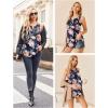 image:imageEkouaer Womens Maternity Nursing Tank Tops Sleeveless Breastfeeding Shirts Double Layer Summer Pregnancy ClothesNavy Flower