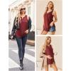image:imageEkouaer Womens Maternity Nursing Tank Tops Sleeveless Breastfeeding Shirts Double Layer Summer Pregnancy ClothesWine Red