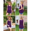image:imageEkouaer Womens Maternity Nursing Tank Tops Sleeveless Scoop Neck Breastfeeding Shirt 3 Pack Double Layer Pregnancy ClothesDeep GreyArmy GreenPurple