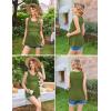 image:imageEkouaer Womens Maternity Nursing Tank Tops Sleeveless Scoop Neck Breastfeeding Shirt 3 Pack Double Layer Pregnancy ClothesDeep GreyArmy GreenPurple