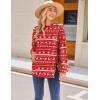 image:imageEkouaer Womens Maternity Shirts Long Sleeve Split Side Pregnancy Tee Top Tunic Blouse Casual Mama ClothesChristmas