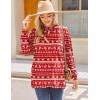 image:imageEkouaer Womens Maternity Shirts Long Sleeve Split Side Pregnancy Tee Top Tunic Blouse Casual Mama ClothesChristmas