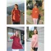 image:imageEkouaer Womens Maternity Tops Long Sleeve Pregnancy Tunic Blouses Crew Neck Ribbed Shirts Pregnant ClothesGrey