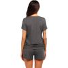 image:imageEkouaer Womens Nursing Pajamas Maternity Breastfeeding Pjs Sleepwear Layer Soft Postpartum Lounge Set Pregnancy ClothesA Dark Grey