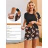 image:imageEkouaer Womens Nursing Pajamas Maternity Breastfeeding Pjs Sleepwear Layer Soft Postpartum Lounge Set Pregnancy ClothesA Floral Black