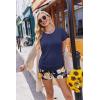 image:imageEkouaer Womens Nursing Pajamas Maternity Breastfeeding Pjs Sleepwear Layer Soft Postpartum Lounge Set Pregnancy ClothesA Floral Navy Blue