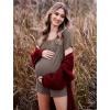 image:imageEkouaer Womens Nursing Pajamas Maternity Breastfeeding Pjs Sleepwear Layer Soft Postpartum Lounge Set Pregnancy ClothesBronw