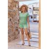 image:imageEkouaer Womens Nursing Pajamas Maternity Breastfeeding Pjs Sleepwear Layer Soft Postpartum Lounge Set Pregnancy ClothesLight Green