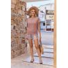 image:imageEkouaer Womens Nursing Pajamas Maternity Breastfeeding Pjs Sleepwear Layer Soft Postpartum Lounge Set Pregnancy ClothesPink Plaid