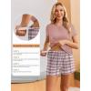 image:imageEkouaer Womens Nursing Pajamas Maternity Breastfeeding Pjs Sleepwear Layer Soft Postpartum Lounge Set Pregnancy ClothesPink Plaid