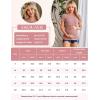 image:imageEkouaer Womens Nursing Tops 3 Pack Short Sleeve Ribbed Breastfeeding Shirts Double Layer Maternity Shirt Pregnancy ClothesBlackArmy GreenPink