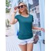 image:imageEkouaer Womens Nursing Tops for Breastfeeding 3 Pack Maternity Shirts Double Layer Pregnancy Clothes Postpartum Tee Shirt3pcs Black  Teal  Wine Red