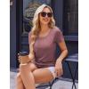 image:imageEkouaer Womens Nursing Tops for Breastfeeding 3 Pack Maternity Shirts Double Layer Pregnancy Clothes Postpartum Tee Shirt3pcs Light Green  Drak Red  Navy
