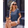 image:imageEkouaer Womens Nursing Tops for Breastfeeding 3 Pack Maternity Shirts Double Layer Pregnancy Clothes Postpartum Tee Shirt3pcs Olive  Drak Red  Navy