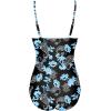 image:imageEkouaer Womens One Piece Swimsuit Ruched Tummy Control Bathing Suits Vintage Retro Push Up SwimwearCashew Blossoms