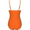 image:imageEkouaer Womens One Piece Swimsuit Ruched Tummy Control Bathing Suits Vintage Retro Push Up SwimwearOrange