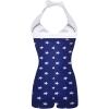 image:imageEkouaer Womens One Piece Swimsuits Vintage Striped Skirt Bathing Suit Vintage Retro Push Up SwimwearUsa Flag
