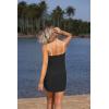 image:imageEkouaer Womens Sarongs Short Sheer Bikini Skirt Wrap Beach Pareo Chiffon Swimsuit Cover Up SXXLBlack