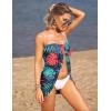 image:imageEkouaer Womens Sarongs Short Sheer Bikini Skirt Wrap Beach Pareo Chiffon Swimsuit Cover Up SXXLBlack Leaf