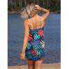 image:imageEkouaer Womens Sarongs Short Sheer Bikini Skirt Wrap Beach Pareo Chiffon Swimsuit Cover Up SXXLBlack Leaf