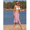 image:imageEkouaer Womens Sarongs Short Sheer Bikini Skirt Wrap Beach Pareo Chiffon Swimsuit Cover Up SXXLEthnic Print