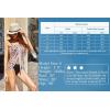 image:imageEkouaer Womens Sarongs Short Sheer Bikini Skirt Wrap Beach Pareo Chiffon Swimsuit Cover Up SXXLLight Blue