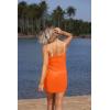 image:imageEkouaer Womens Sarongs Short Sheer Bikini Skirt Wrap Beach Pareo Chiffon Swimsuit Cover Up SXXLOrange