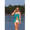 image:imageEkouaer Womens Sarongs Short Sheer Bikini Skirt Wrap Beach Pareo Chiffon Swimsuit Cover Up SXXLPeacock Blue