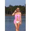 image:imageEkouaer Womens Sarongs Short Sheer Bikini Skirt Wrap Beach Pareo Chiffon Swimsuit Cover Up SXXLPink