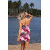 image:imageEkouaer Womens Sarongs Short Sheer Bikini Skirt Wrap Beach Pareo Chiffon Swimsuit Cover Up SXXLRose Leaves