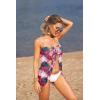 image:imageEkouaer Womens Sarongs Short Sheer Bikini Skirt Wrap Beach Pareo Chiffon Swimsuit Cover Up SXXLRose Leaves