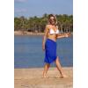 image:imageEkouaer Womens Sarongs Short Sheer Bikini Skirt Wrap Beach Pareo Chiffon Swimsuit Cover Up SXXLRoyal Blue