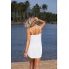 image:imageEkouaer Womens Sarongs Short Sheer Bikini Skirt Wrap Beach Pareo Chiffon Swimsuit Cover Up SXXLWhite