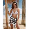 image:imageEkouaer Womens Short Sarongs Chiffon Cover Ups Sheer Bikini Wraps for Swimwear S3XLA Coconut Tree