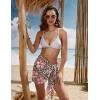 image:imageEkouaer Womens Short Sarongs Chiffon Cover Ups Sheer Bikini Wraps for Swimwear S3XLA Lily Leopard Print