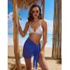 image:imageEkouaer Womens Short Sarongs Chiffon Cover Ups Sheer Bikini Wraps for Swimwear S3XLAblue