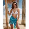 image:imageEkouaer Womens Short Sarongs Chiffon Cover Ups Sheer Bikini Wraps for Swimwear S3XLGreen Water Ripples
