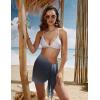 image:imageEkouaer Womens Short Sarongs Chiffon Cover Ups Sheer Bikini Wraps for Swimwear S3XLGrey Gradient