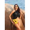 image:imageEkouaer Womens Short Sarongs Chiffon Cover Ups Sheer Bikini Wraps for Swimwear S3XLLaceblack