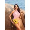 image:imageEkouaer Womens Short Sarongs Chiffon Cover Ups Sheer Bikini Wraps for Swimwear S3XLLacelight Pink