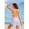 image:imageEkouaer Womens Short Sarongs Chiffon Cover Ups Sheer Bikini Wraps for Swimwear S3XLLacelilac