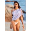 image:imageEkouaer Womens Short Sarongs Chiffon Cover Ups Sheer Bikini Wraps for Swimwear S3XLLacelilac