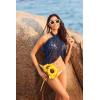 image:imageEkouaer Womens Short Sarongs Chiffon Cover Ups Sheer Bikini Wraps for Swimwear S3XLLacenavy Blue