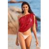 image:imageEkouaer Womens Short Sarongs Chiffon Cover Ups Sheer Bikini Wraps for Swimwear S3XLLacered