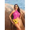 image:imageEkouaer Womens Short Sarongs Chiffon Cover Ups Sheer Bikini Wraps for Swimwear S3XLLacerose Red